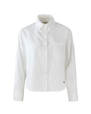 Max Mara Cotton Button-Up Shirt - White