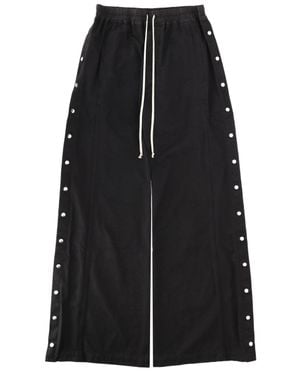 Rick Owens High-Waisted Wiof Pusher Pants - Black