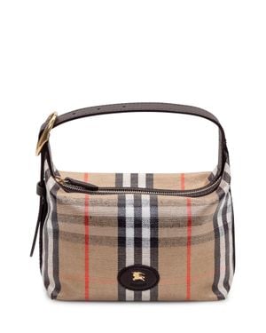 Burberry Mini Soft Fabric Clutch - Black
