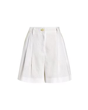 Genny Linen Shorts - White