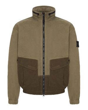 Stone Island Stone-Work Style Overshirt - Green