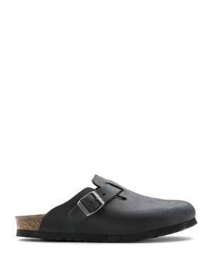 Birkenstock Cozy Leather Sandals - Black