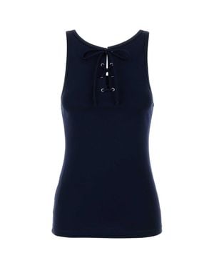 Prada Cotton Tank Top - Blue