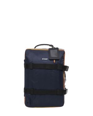 K-Way Compact Nylon Suitcase For - Blue
