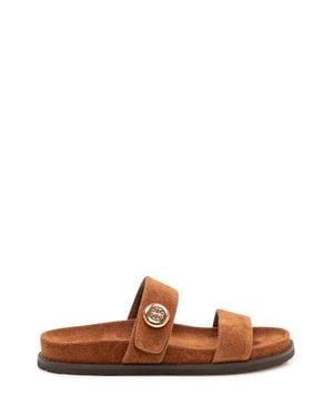 Tory Burch Sporty Slip-On Sandals - Brown