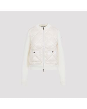 Moncler Crystal-Embellished Cardigan - White