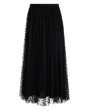 Alberta Ferretti Long Layered - Black