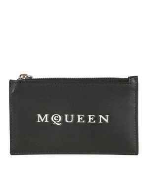 McQueen Wallets Calf Leather - Black