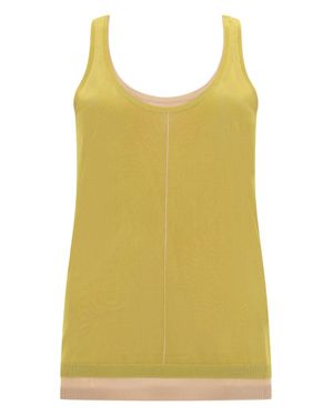 Paul Smith Rayon Tank Top - Yellow