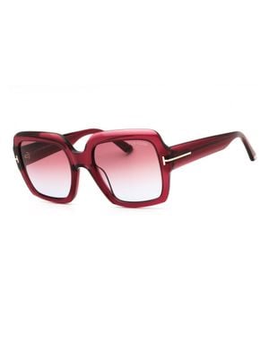 Tom Ford Rectangular Sunglasses - Red