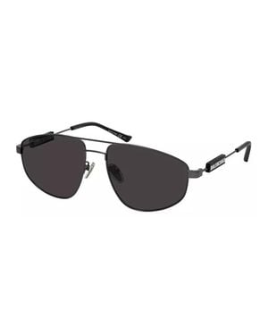 Balenciaga Sunglasses Aviator Full Rim, Frame And Dark Lens Bb0115S001 - Gray