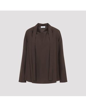 Lemaire Ascot Blouse - Brown