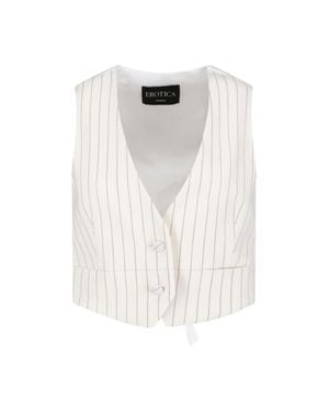 Dondup Virgin Wool Blend Jacket - White