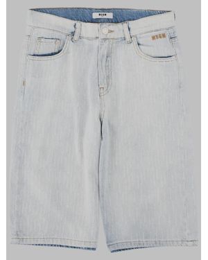 MSGM Mini Shorts For Kids - Gray
