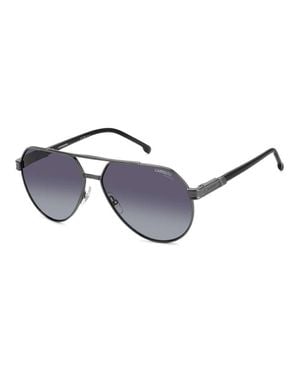 Carrera Sunglasses Aviator Full Rim, Dark Ruthenium Frame And Gradient Polarized Lens 1067-S0Kj1Wj One Color - Metallic