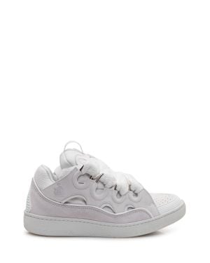 Lanvin Curb Sneakers - White