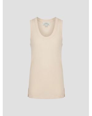 Studio Nicholson Scoop Neck Vest Edition - White