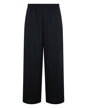 Ami Paris Tailored Pants With Elastic Waist - Blue