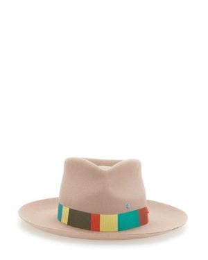 SUPERDUPER FEAT LORENZOJOVA Bougainvillea Hat - White