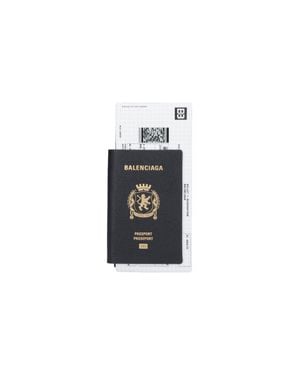 Balenciaga Leather Wallet - White