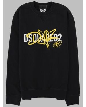 DSquared² Bold Graphic Sweatshirt For - Black