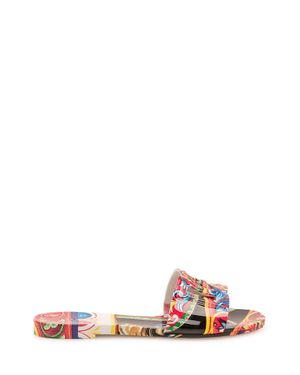Dolce & Gabbana Cubic Patterned Sandals - Pink