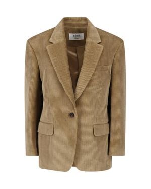 Rohe Corduroy Blazer Jacket - Natural