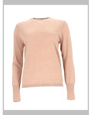 Aspesi Wool Crewneck Sweater - White