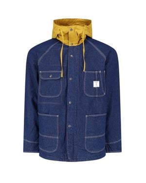 Roy Rogers Denim Hooded Jacket - Blue