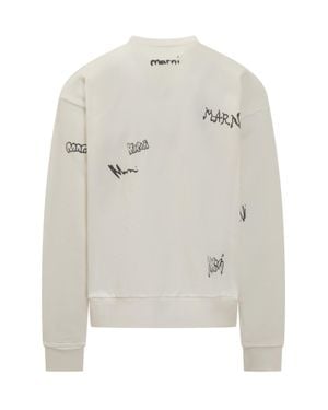 Marni Mini Knit T-Shirt - White
