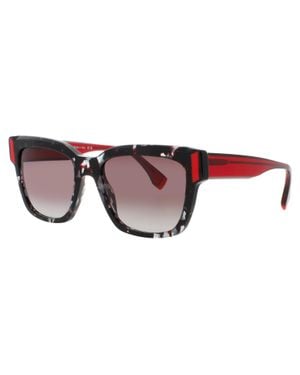 Face A Face Square Acetate Sunglasses 55 - Black