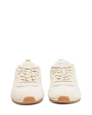 Tory Burch Mini Suede Field Sneakers - White