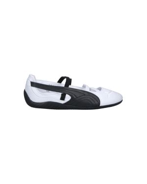 PUMA 100% Leather Sneakers - Black