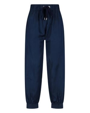 Sa Su Phi Silk-Viscose Pants For - Blue