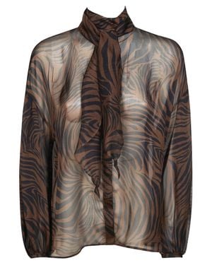 Max Mara Mini Button-Down Shirt - Brown