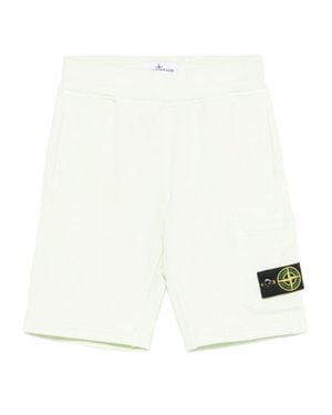 Stone Island Sweatshirt Shorts - White