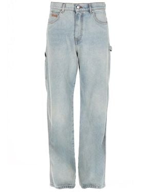 MSGM Cotton Pants - Blue