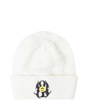 Barrow Stylish Hat With Embroidered Logo - White