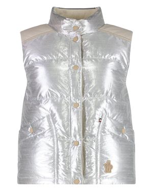 Moncler Moncler Pinchot Padded Bodywarmer Polyester Waistcoats & Gilets - Metallic