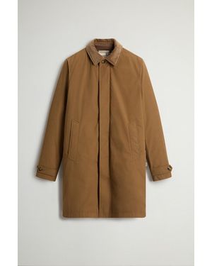 Woolrich Mountain Cloth 2-In-1 Lamar Coat - Natural