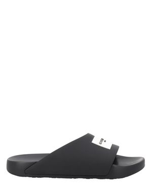Givenchy Sandalo Slide "Label" - Black