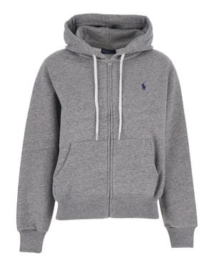 Polo Ralph Lauren Zip-Up Hoodie - Gray