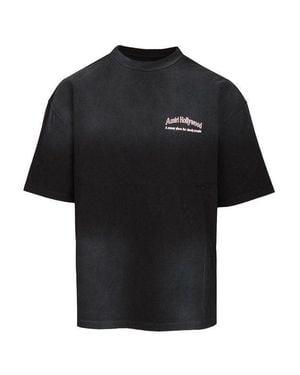 Amiri Spirit Graphic Regular Fit T-Shirt - Black