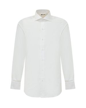 Finamore 1925 Elegant Mini Shirt For The Modern Closet - White