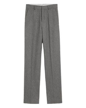 Ami Paris Wide Wool Pants - Gray