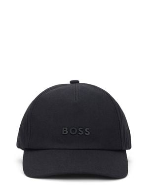 BOSS Baseball Cap With Curved Visor - Black
