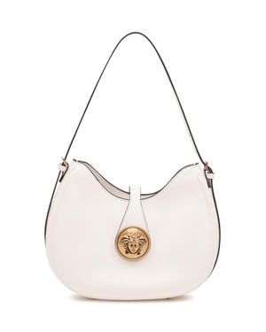 Versace Versatile Mini Hobo Shoulder Bag - Natural