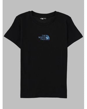 The North Face Mini Liquid Logo Regular Short Sleeve Tee - Black