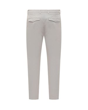 Department 5 Trendy Pants With Unique Print - Gray