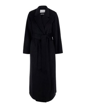 IVY & OAK Ivy & Oak Celia Sue Wool Lapel Collar Button Jacket - Black